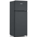 Severin Kühlschrank Doppeltür- DT 8762 sw 205 L 164/41, 40 L Gefrierfach, LED-Beleuchtung
