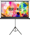 Duronic Projektionsleinwand TPS75 16:9, 75' Stativleinwand, Stativ Beamerleinwand mit 166 x 93 cm Fläche, Heimkino mit 4K Full HD 3D
