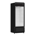 Kühlschrank Glastürkühlschrank mit 1 Tür, Schwarz Volumen 240 Liter, Umluftkühlung, automatische Abtauung, 240 Liter Fassungsvermögen