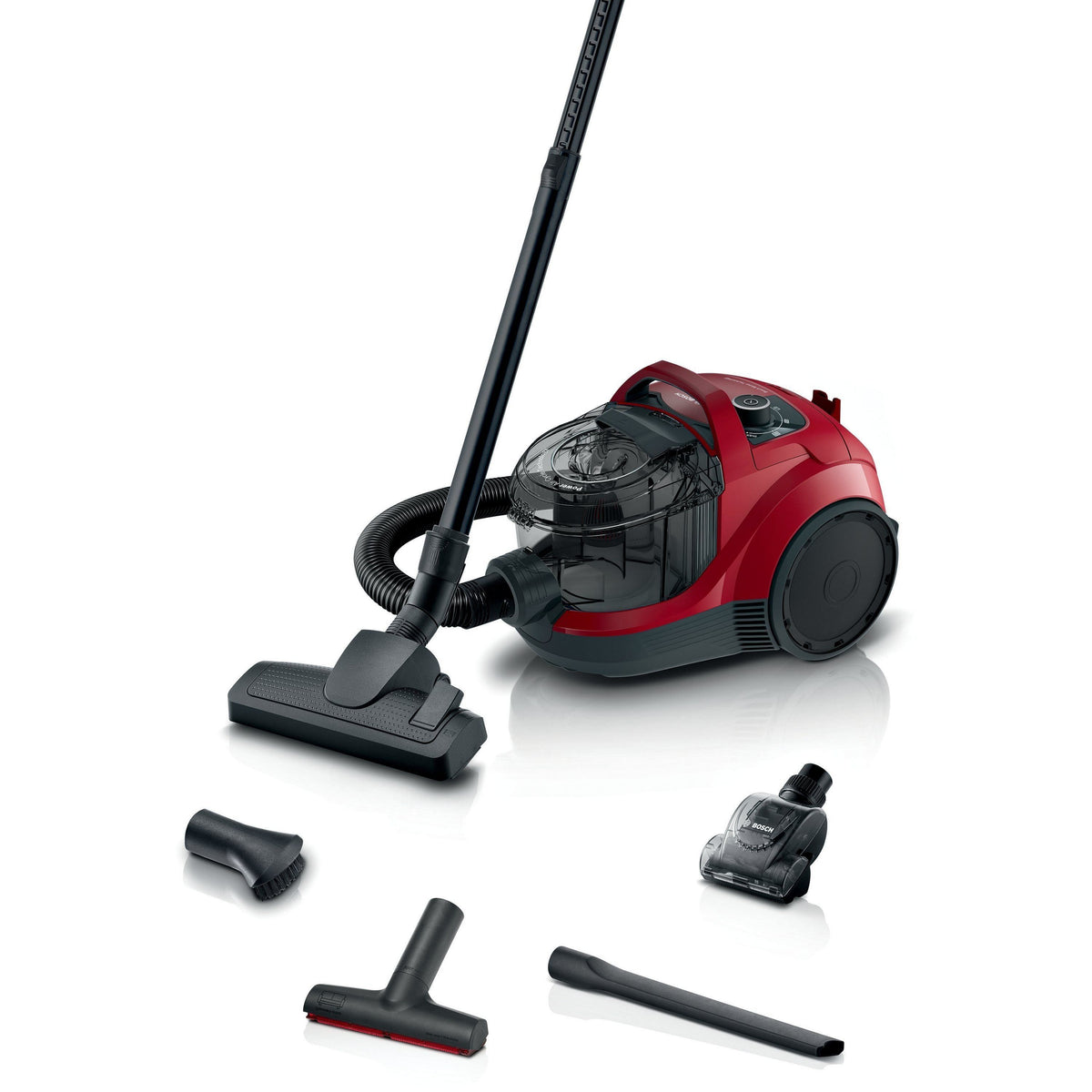 Bosch Staubsauger SDA – elektrisch Bodenstaubsauger beutellos BGS21CAR bagless Serie 4