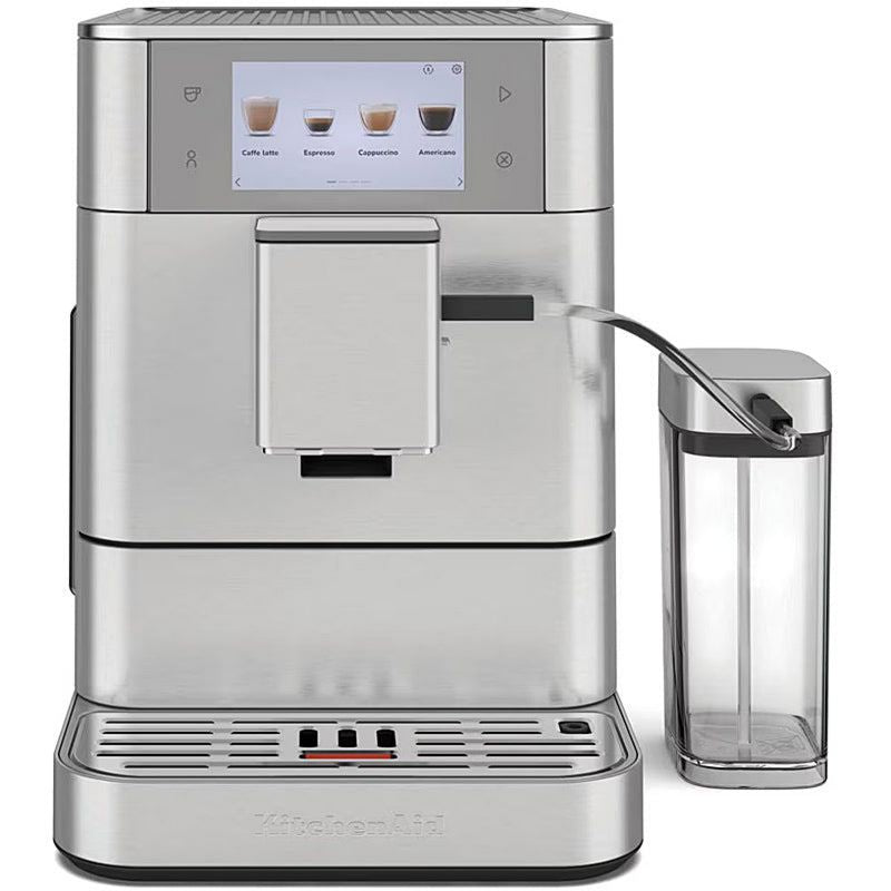 KitchenAid Kaffeevollautomat 5KES8558ESX Edelstahl, 2,2 L Wassertank, 270 g Bohnenbehälter, 2,2 Liter Wassertank, 1450 Watt Leistung