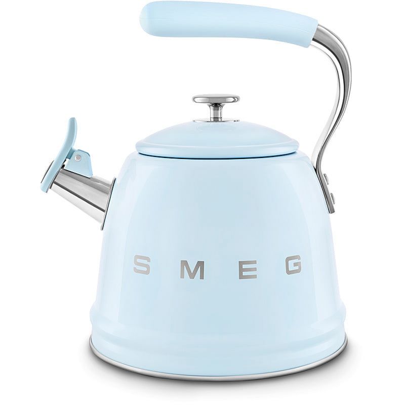 Smeg WKF01PB Wasserkessel, Pastellblau, 2,3 l, 2,3 L Fassungsvermögen, Edelstahl