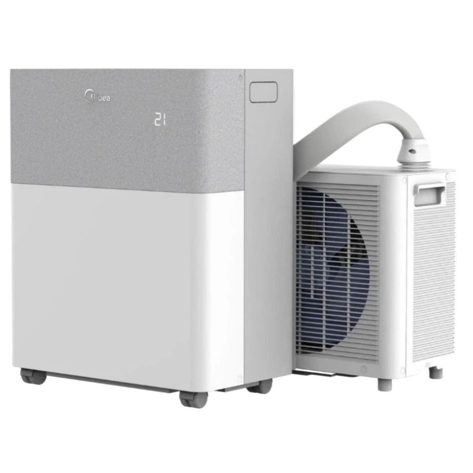 Midea PortaSplit Cool mobile Split-Klimaanlage mit 8000 BTU, 2,35 kW, App-Steuerung und Fernbedienung
