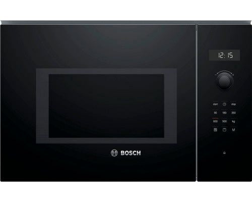 Bosch Mikrowelle Ofen Einbau Küche Schwarz Edelstahl BEL554MB0 25 Liter Grill, 900 W Leistung