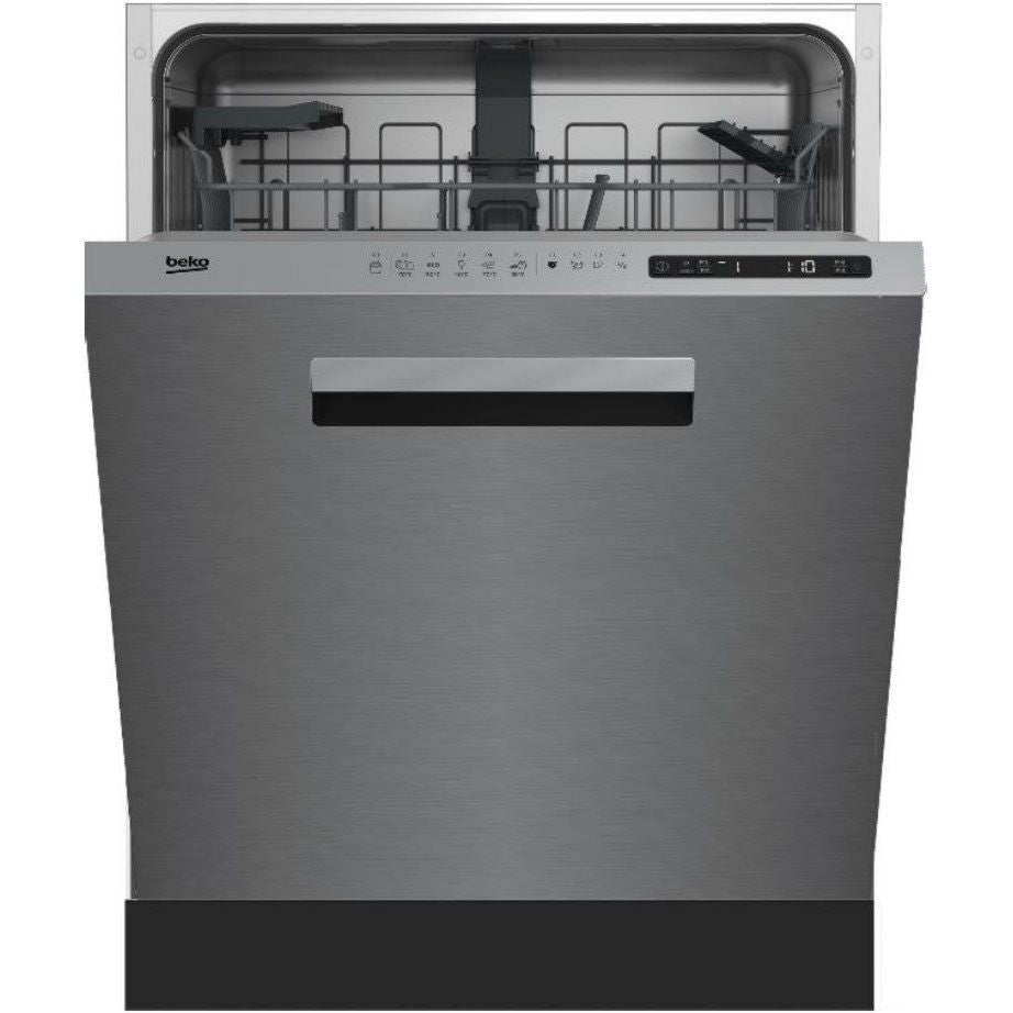 Beko Geschirrspüler UB-Geschirrspüler BDDN25530X Besteckschubl.+Korb, 15 Maßgedecke, Edelstahl, Fassungsvermögen Maßgedecke 15