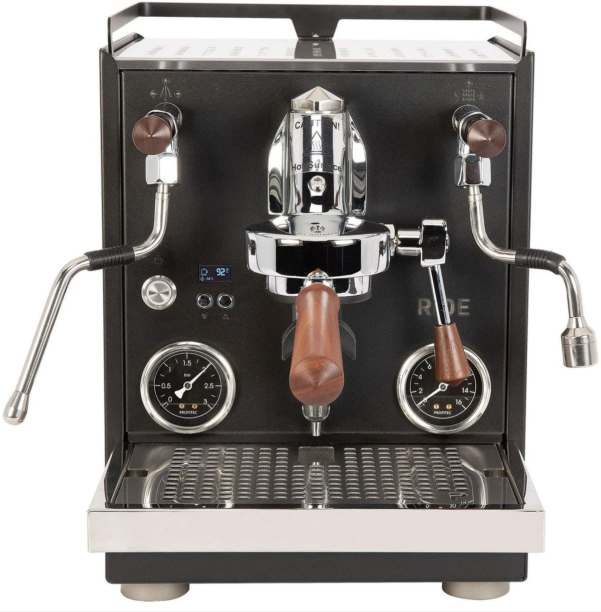 Profitec Siebträger-Espressomaschine RIDE Black Edition, Dualboiler, PID-Temperaturregelung, E61-Brühgruppe