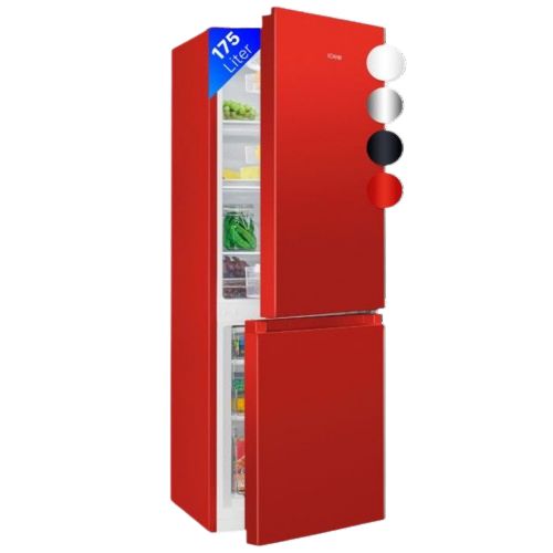 Bomann Kühl-Gefrierkombination KG 320.2 Retro Rot 242 L EEK E