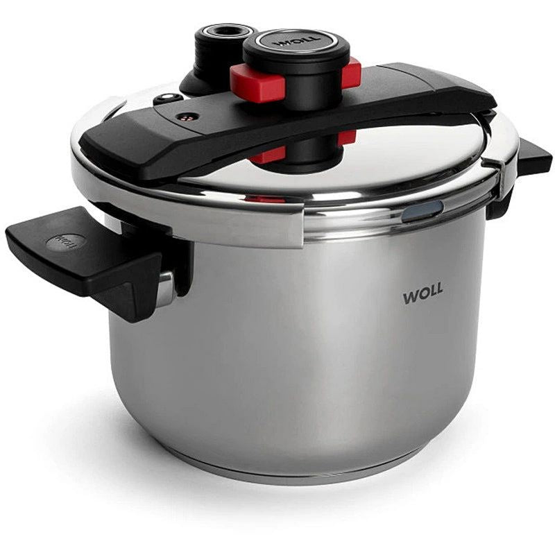 WOLL Kochtopf Pressure Pro Schnellkochtopf 22 cm 6 Liter 122PP, Edelstahl, für Induktion