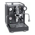 Quick Mill Siebträger-Espressomaschine Rubino – kompakter Zweikreiser mit 3-Liter-Tank Total Black, Edelstahl