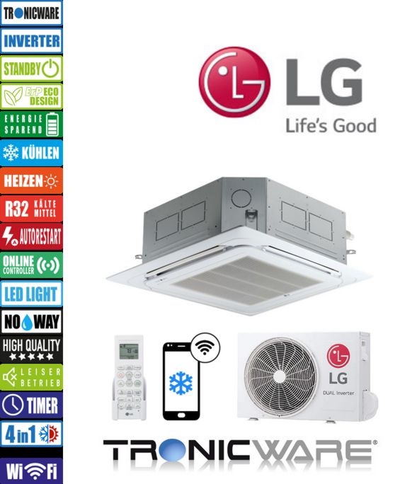 LG Klimaanlage Inverter, Kassettengeräte, CT24F NB0 + UUC1 U40