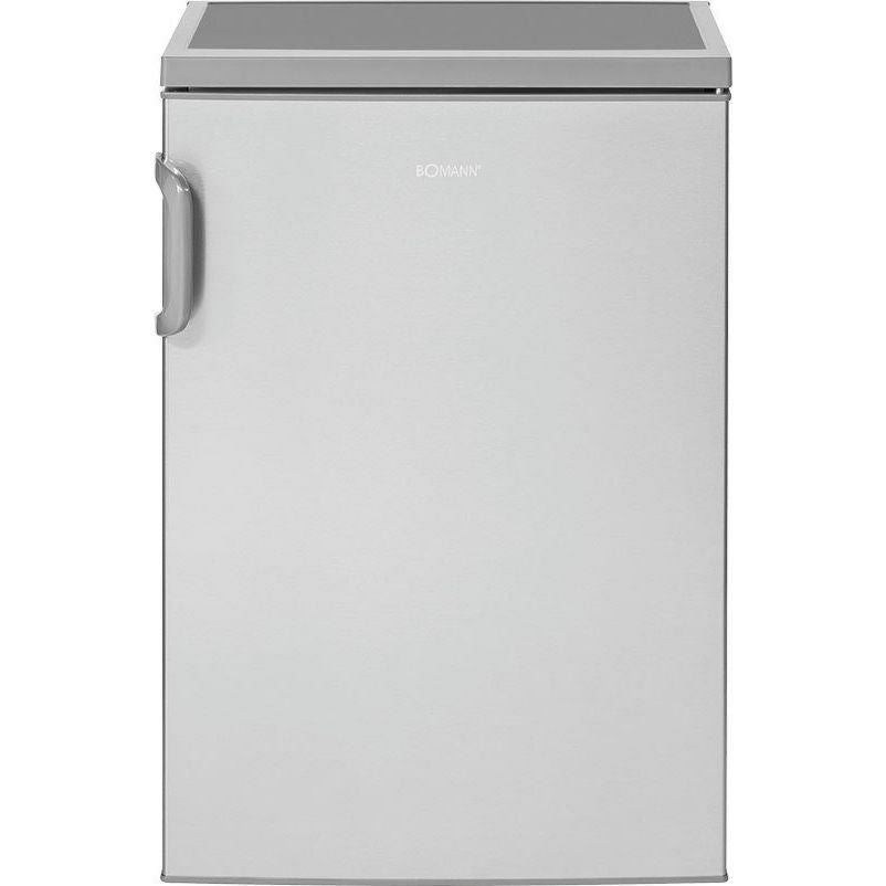 Bomann Kühlschrank mit Gefrierfach KS 2194.1 inox-look 56 cm,119 L