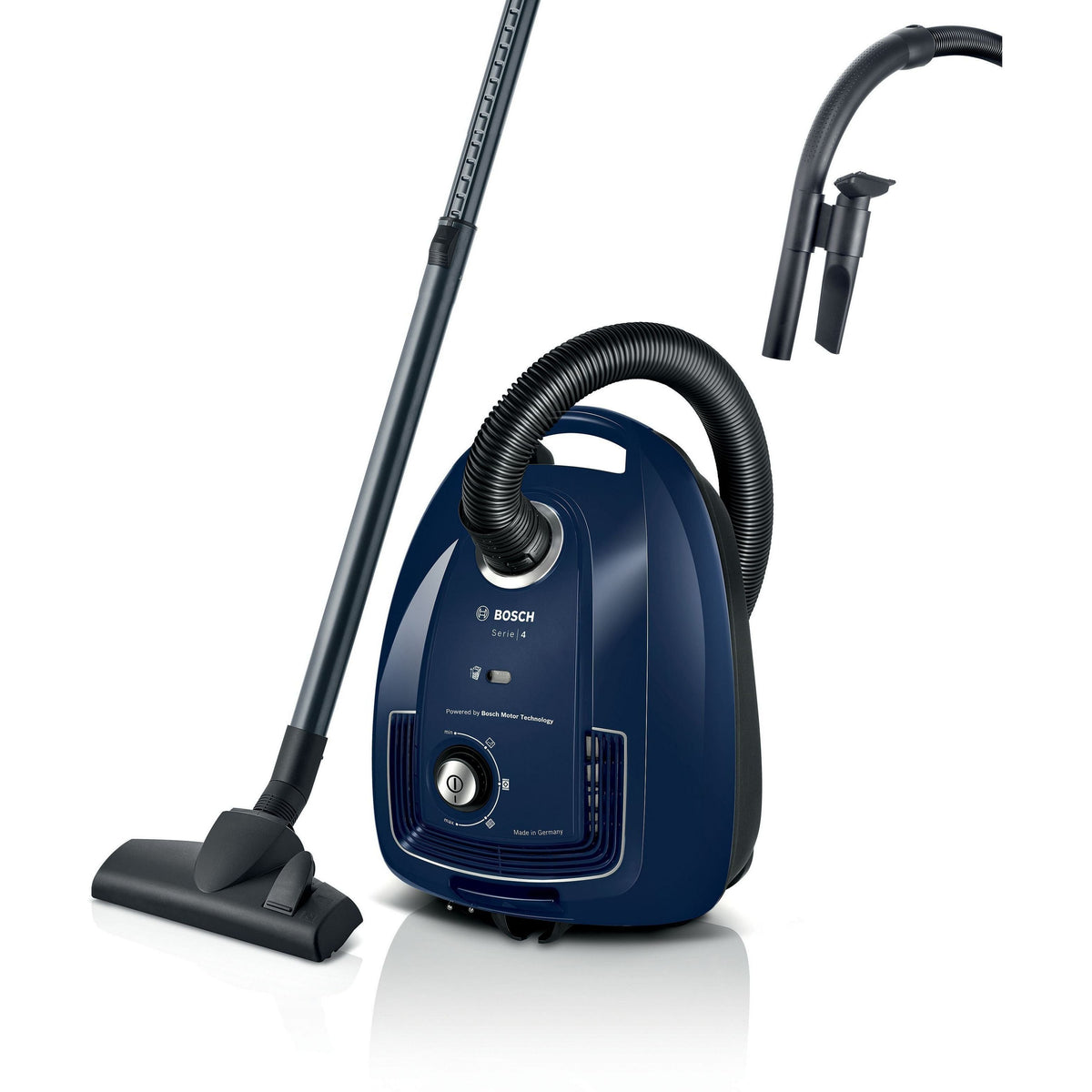 Bosch Staubsauger SDA – elektrisch Bodenstaubsauger BGD38BU2 bl Serie 4