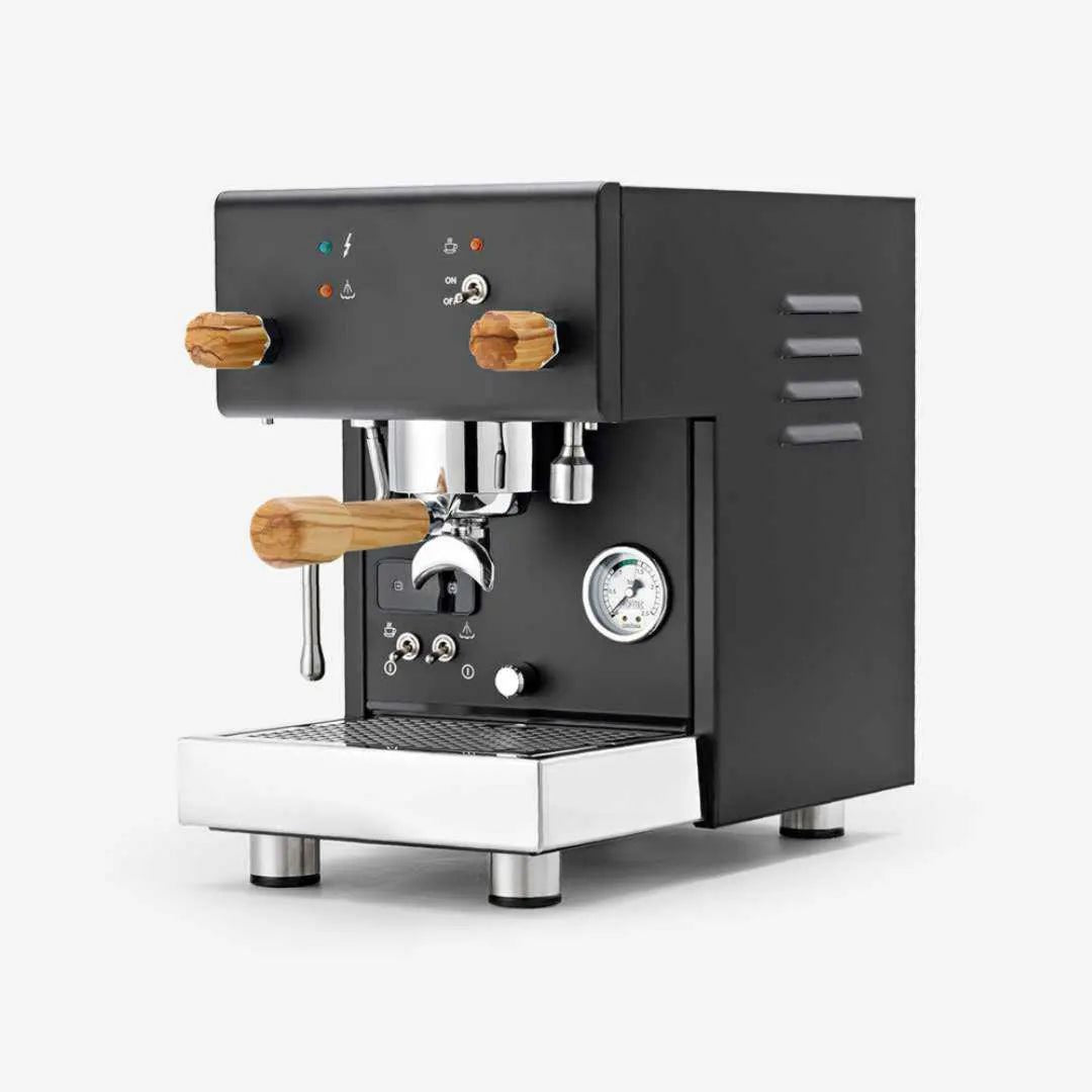 Profitec Siebträger-Espressomaschine Pro 300 Edelstahl Olive, 2,8 l Wassertank, Dualboiler, PID-Temperaturregelung, E61-Brühgruppe